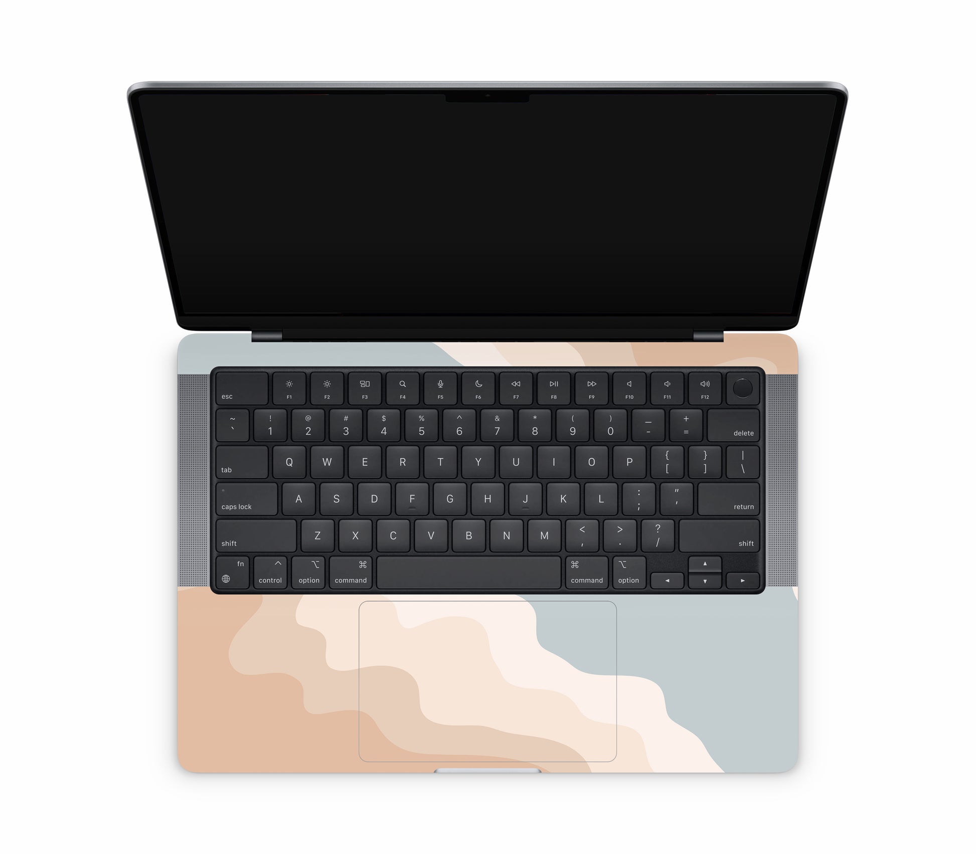 MacBook Pro 14" (2026, M5, M5 Pro, M5 Max) skin, Drift (Haze), inside skin