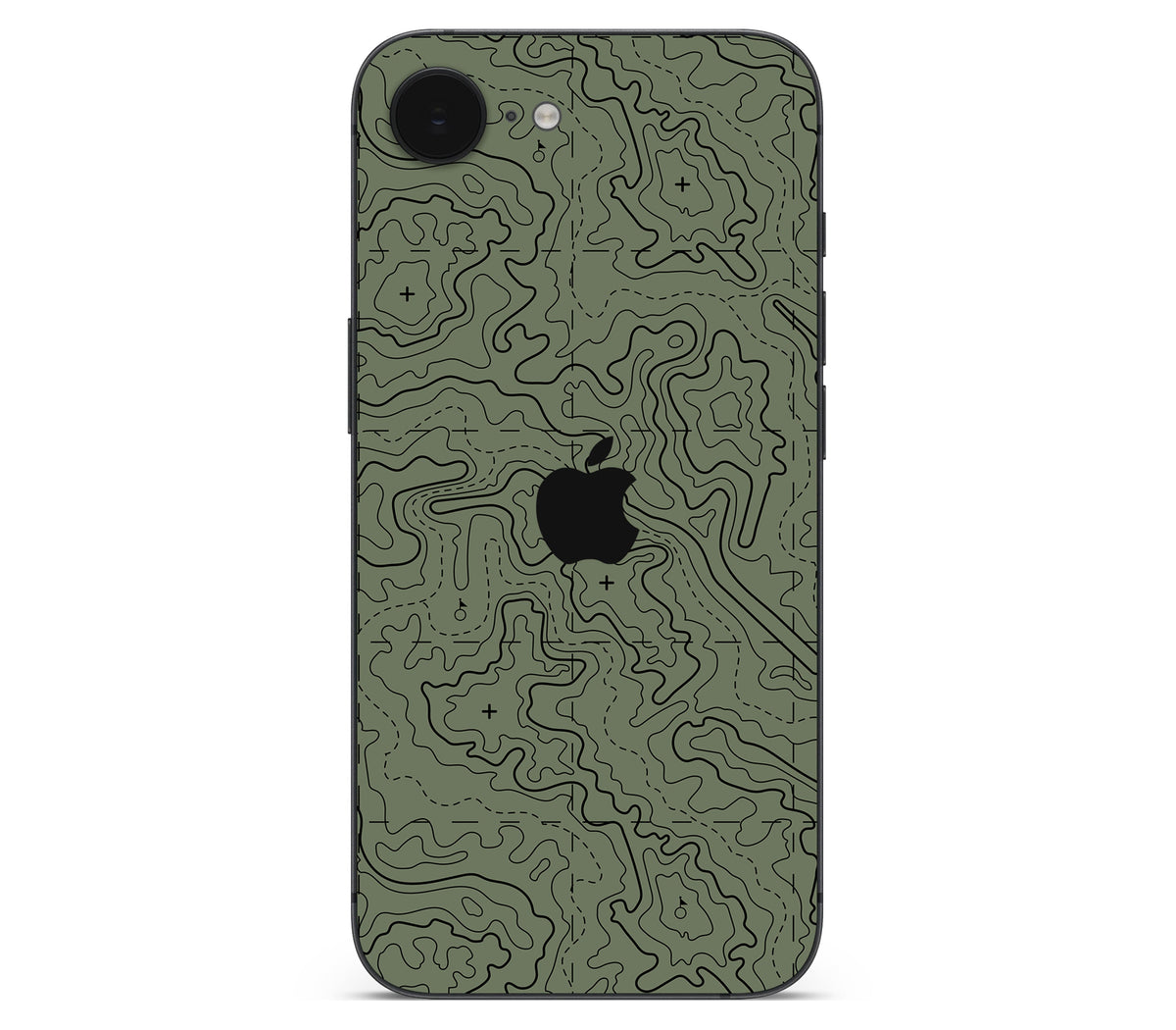 iPhone 17e skin, Lockdown (Deathline), back skin with logo cutout