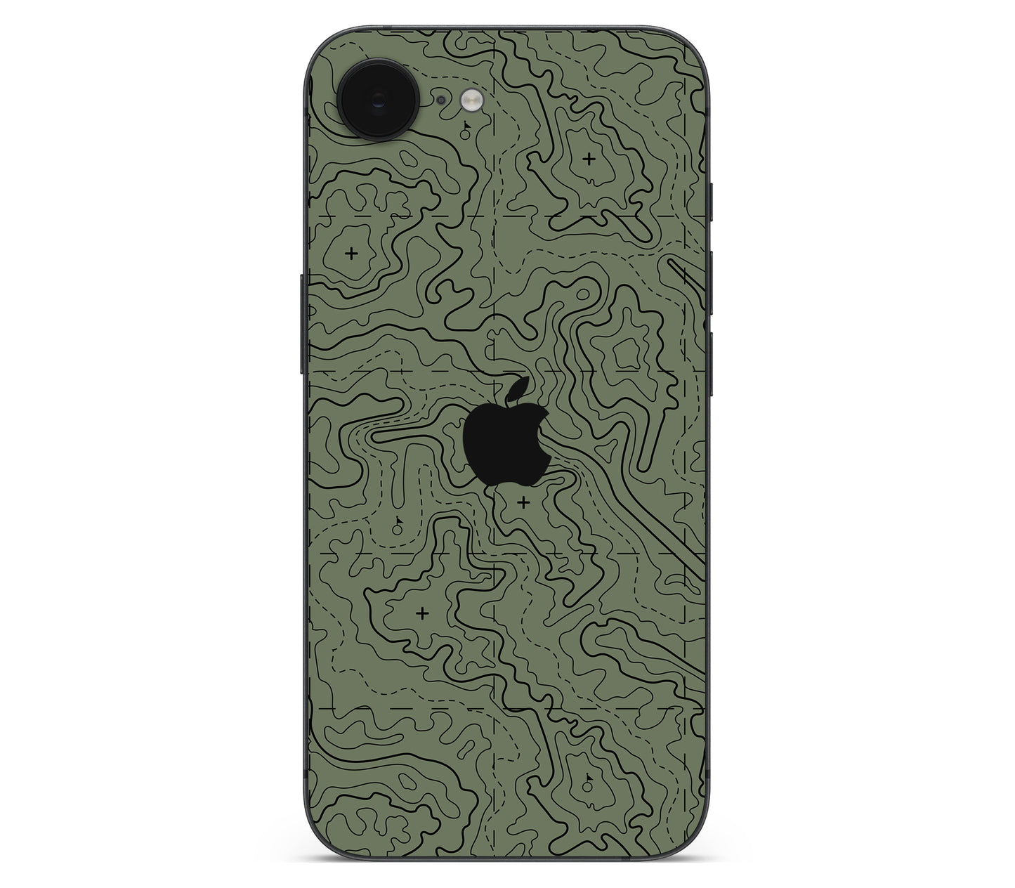 iPhone 17e skin, Lockdown (Deathline), back skin with logo cutout