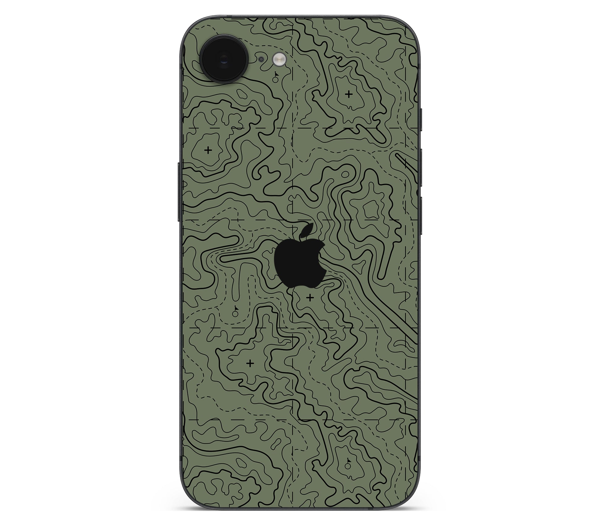 iPhone 17e skin, Lockdown (Deathline), back skin with logo cutout
