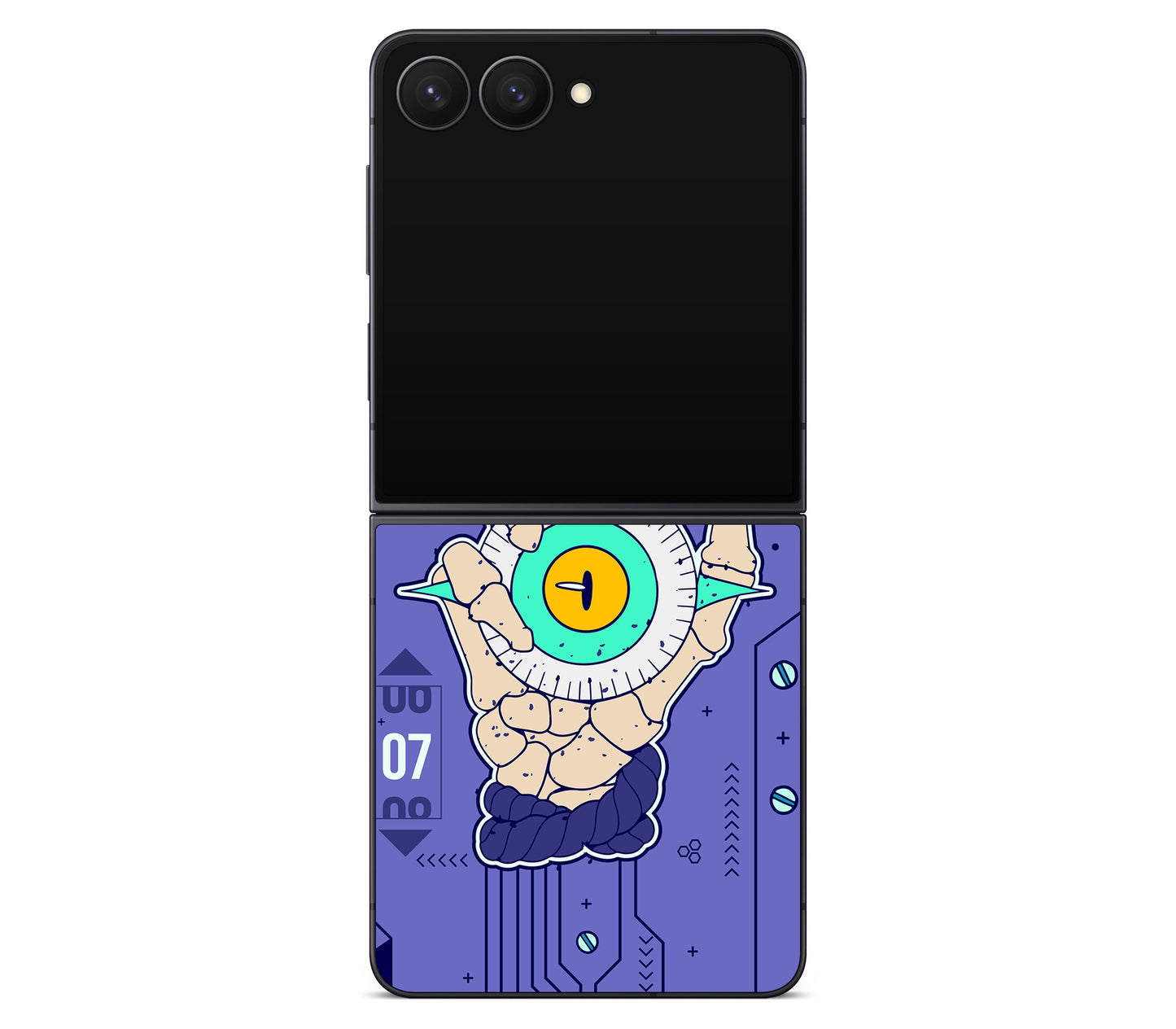 Galaxy Z Flip 8 skin, Hypnotic, back skin