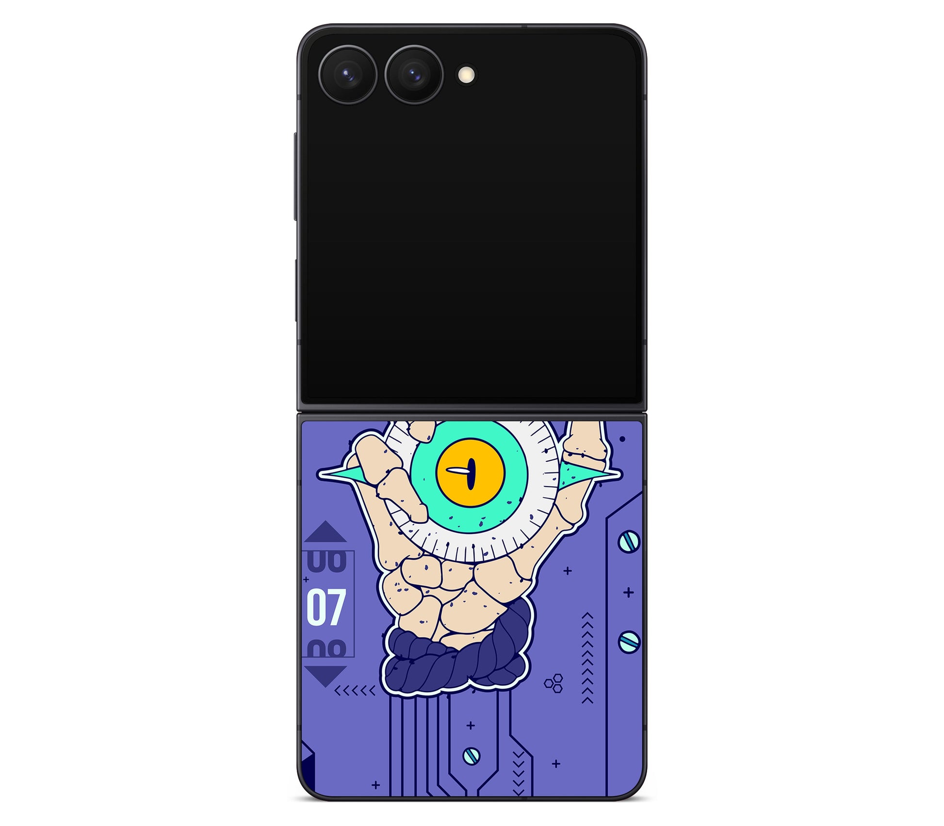 Galaxy Z Flip 8 skin, Hypnotic, back skin