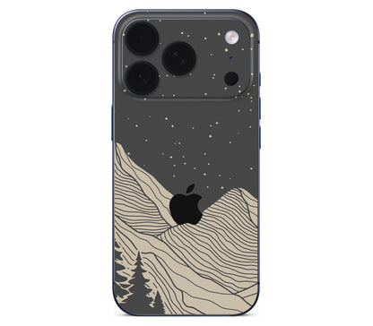 iPhone 18 Pro Max skin, Nightline, back skin with logo cutout