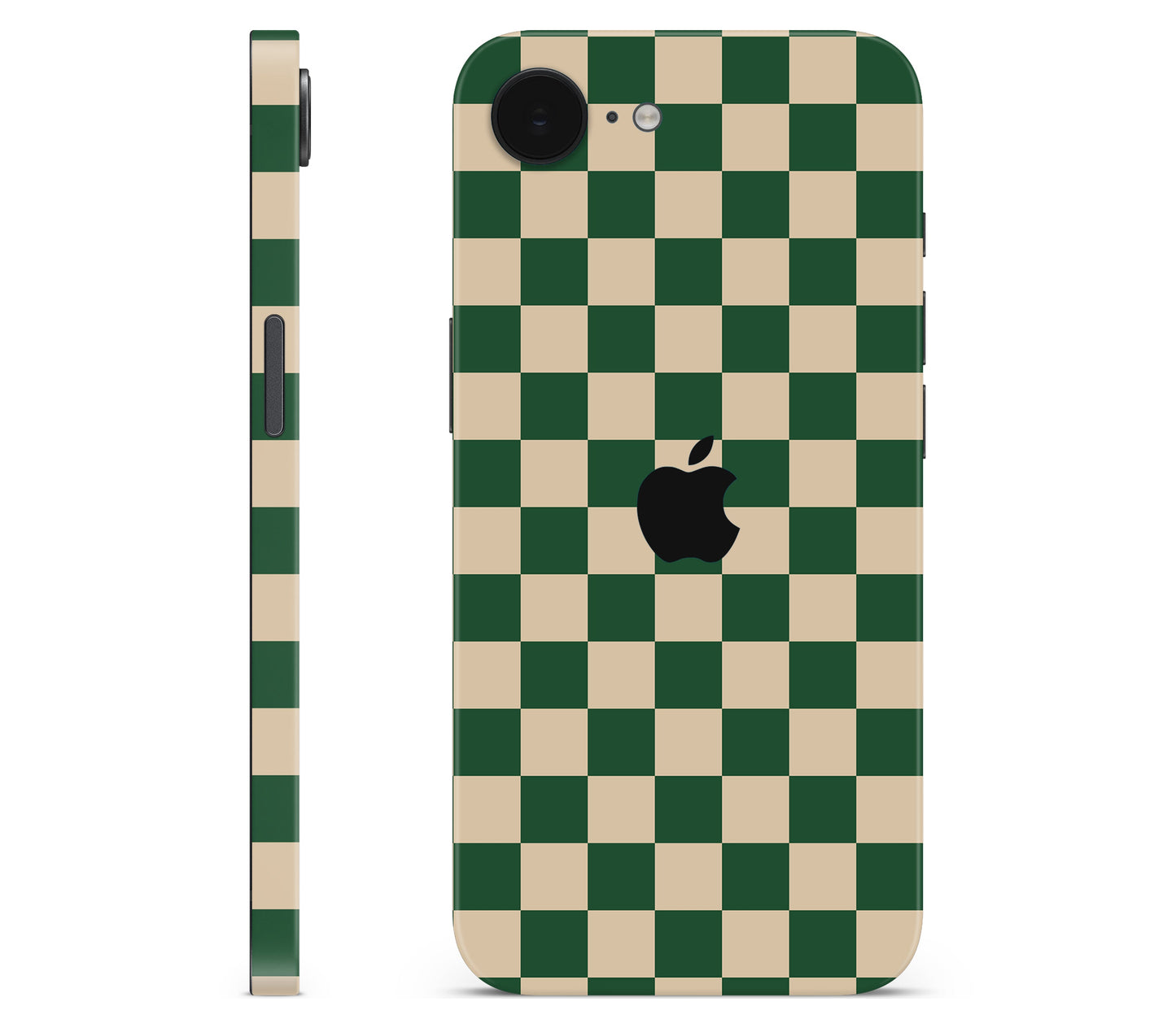 iPhone 17e skin, Queen’s Gambit, full wrap with logo cutout
