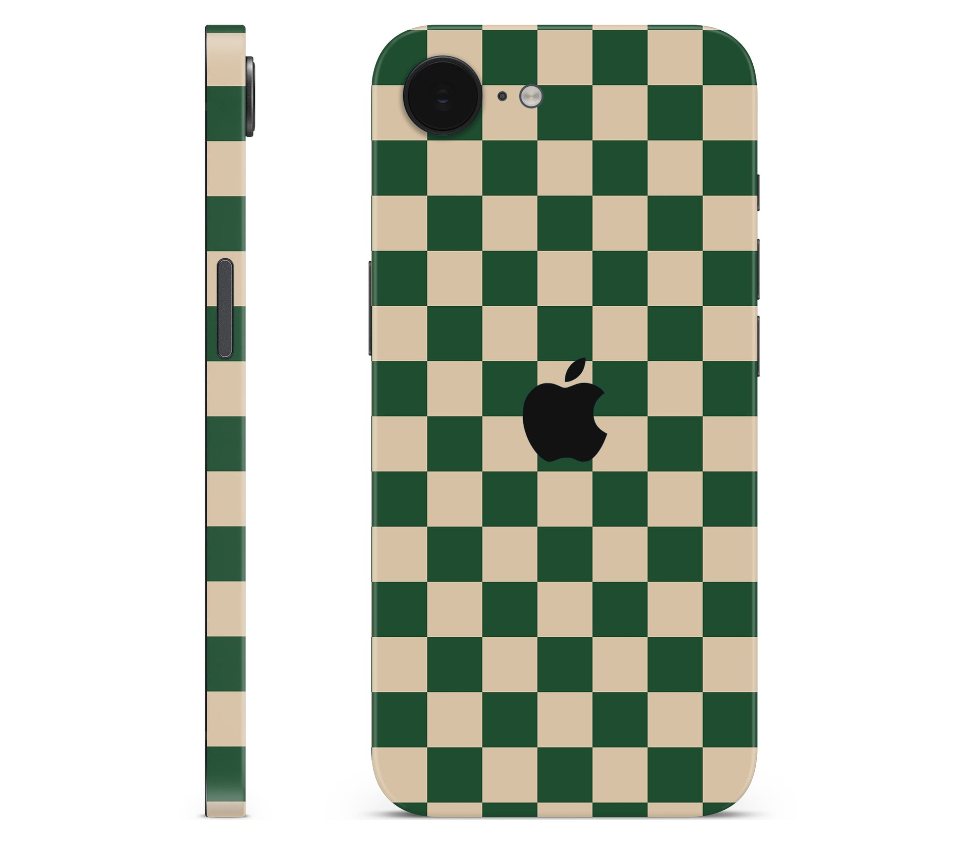 iPhone 17e skin, Queen’s Gambit, full wrap with logo cutout