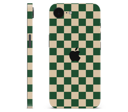 iPhone 17e skin, Queen’s Gambit, full wrap with logo cutout