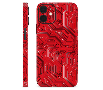 iPhone 12 skin, REDLINE, full wrap without logo cutout