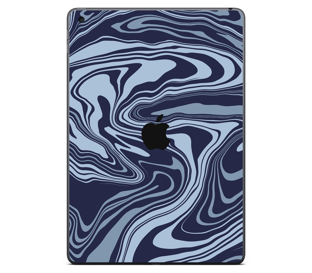 iPad 10.2" (2021, Gen 9) skin, Vertigo (Blur), back skin with logo cutout