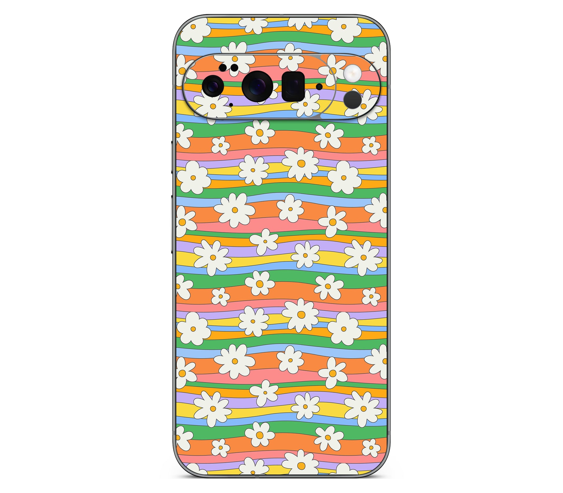 Google Pixel 11 Pro XL skin, Daisy Drift, back skin