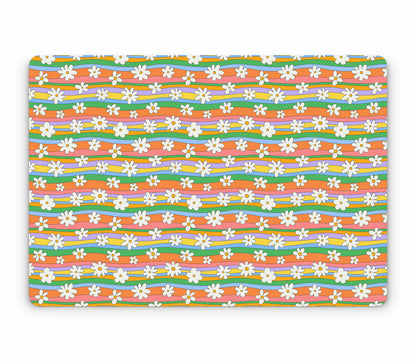 MacBook Pro 16" (2023, M3) skin, Daisy Drift, top skin without logo cutout