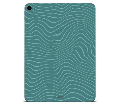 iPad Air 4 skin, Tide, back skin without logo cutout