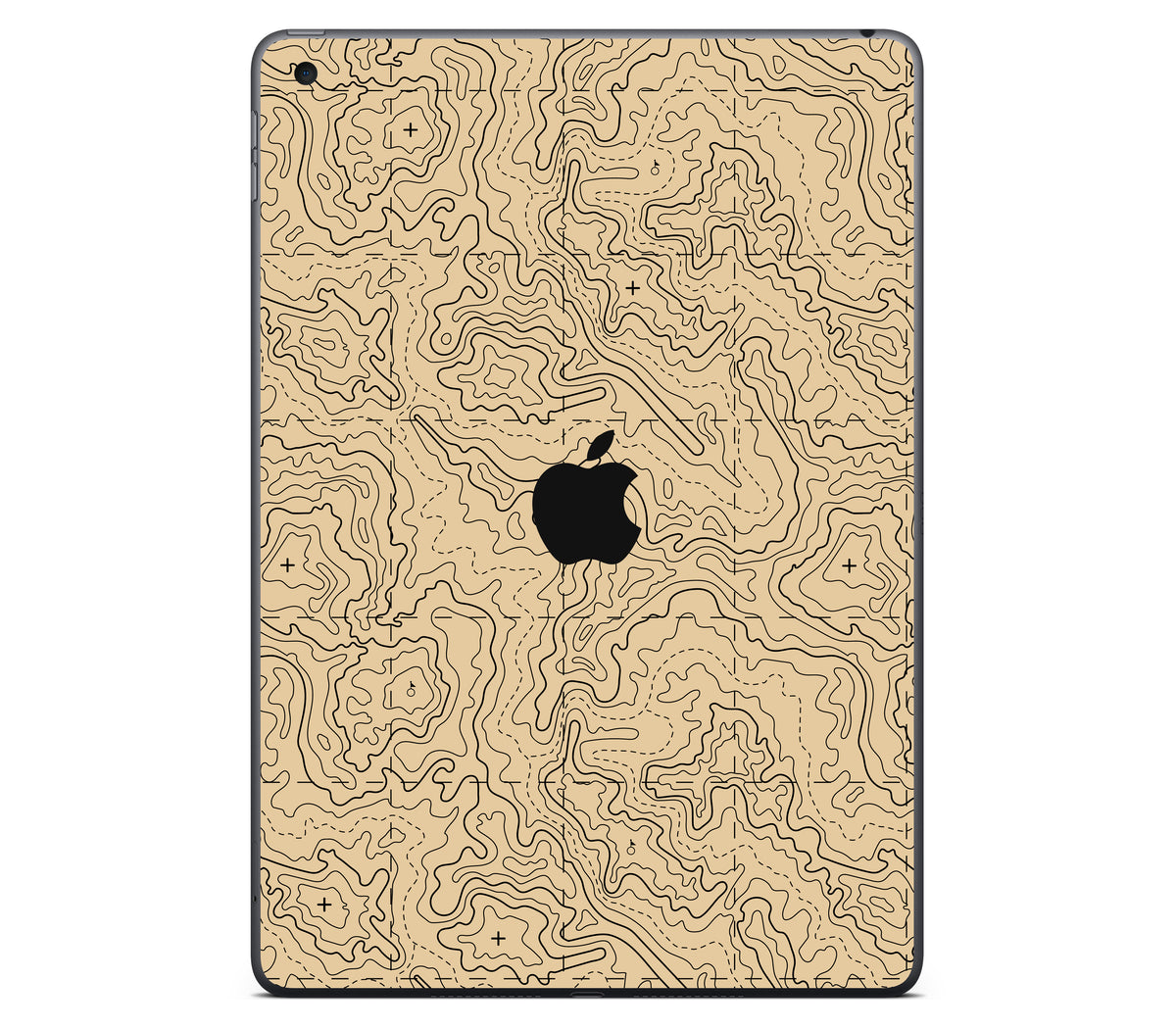 iPad 10.2" (2021, Gen 9) skin, Lockdown (Sandline), back skin with logo cutout