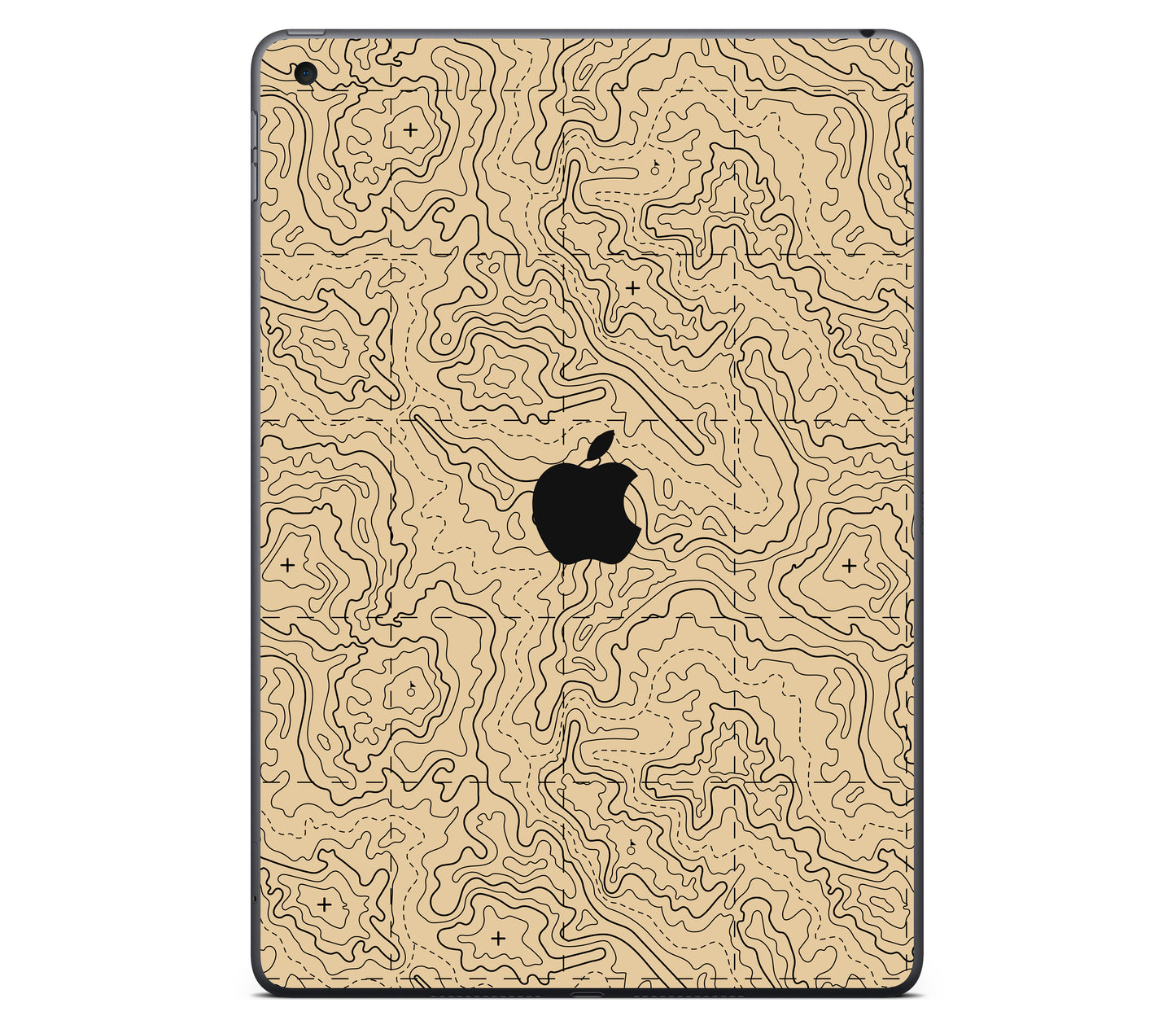 iPad 10.2" (2021, Gen 9) skin, Lockdown (Sandline), back skin with logo cutout