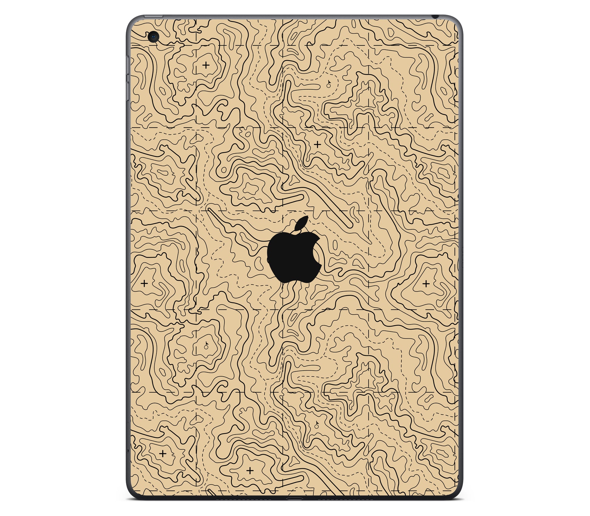 iPad 10.2" (2021, Gen 9) skin, Lockdown (Sandline), back skin with logo cutout