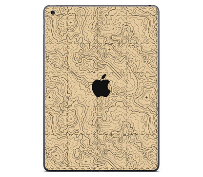 iPad 10.2" (2021, Gen 9) skin, Lockdown (Sandline), back skin with logo cutout