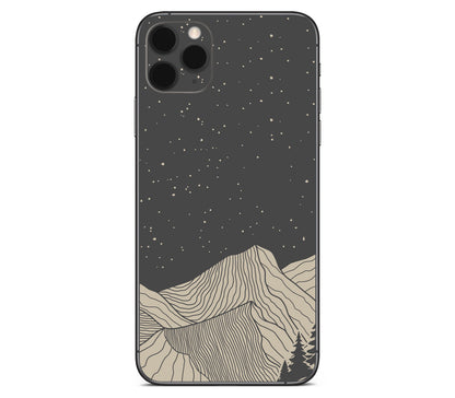 iPhone 11 Pro skin, Nightline, back skin without logo cutout