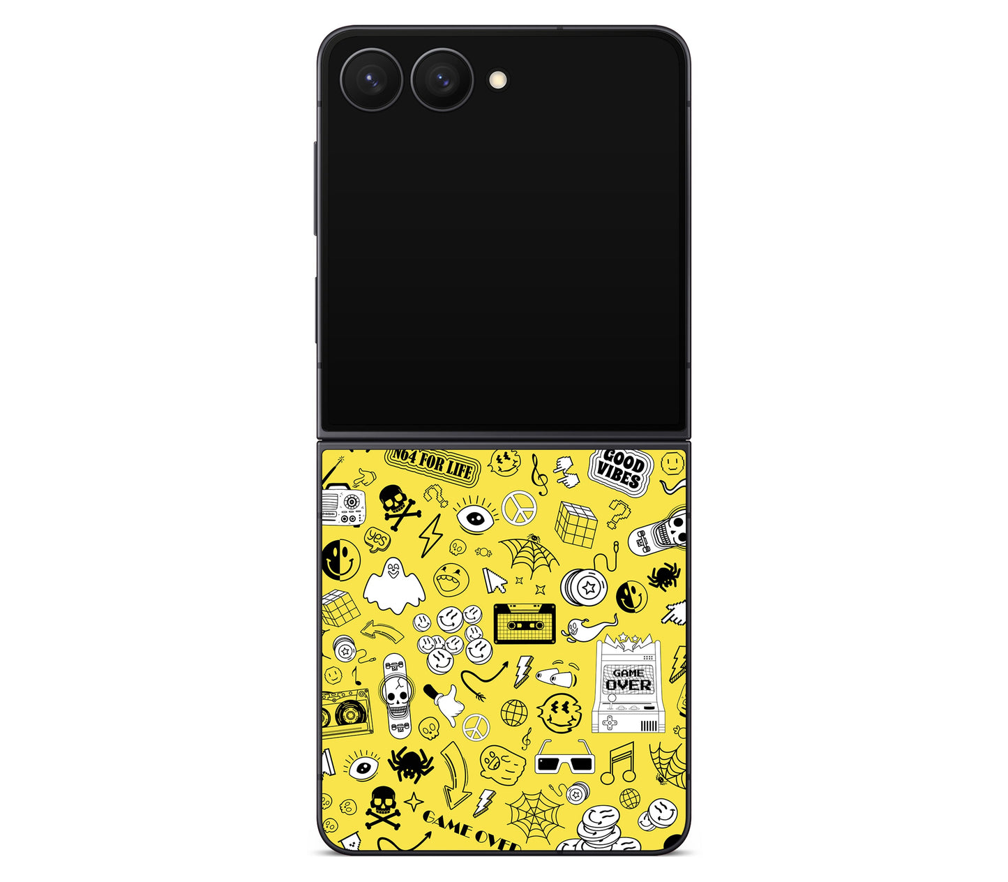 Galaxy Z Flip 8 skin, 90’s Nostalgia, back skin