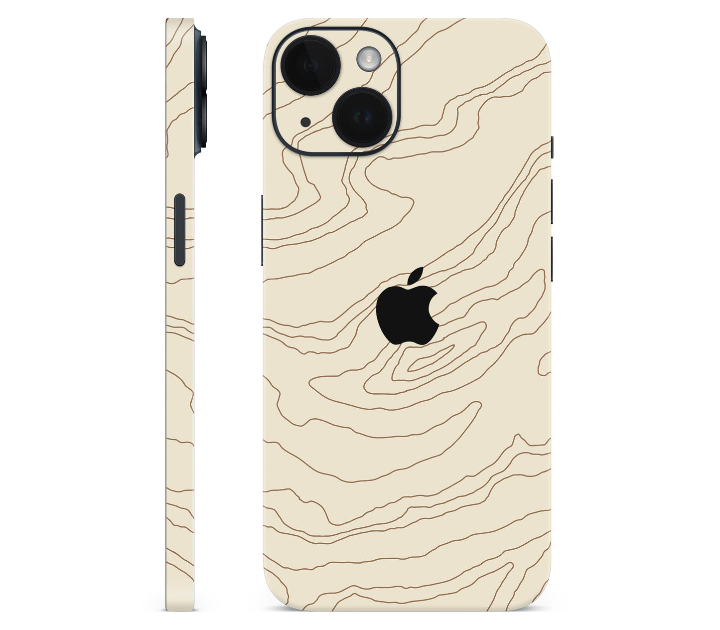 iPhone 14 skin, Dune, full wrap with logo cutout