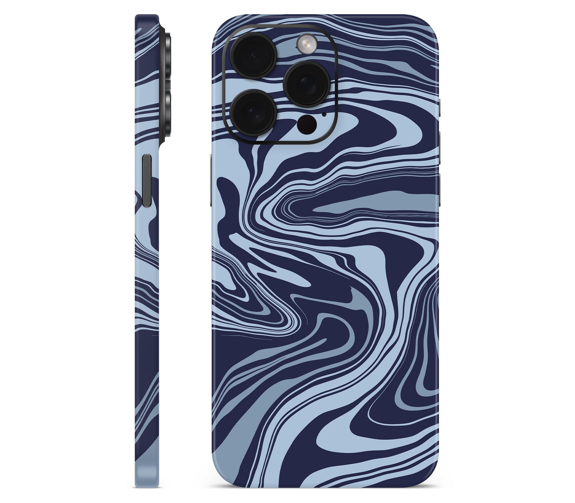 iPhone 15 Pro skin, Vertigo (Blur), full wrap without logo cutout