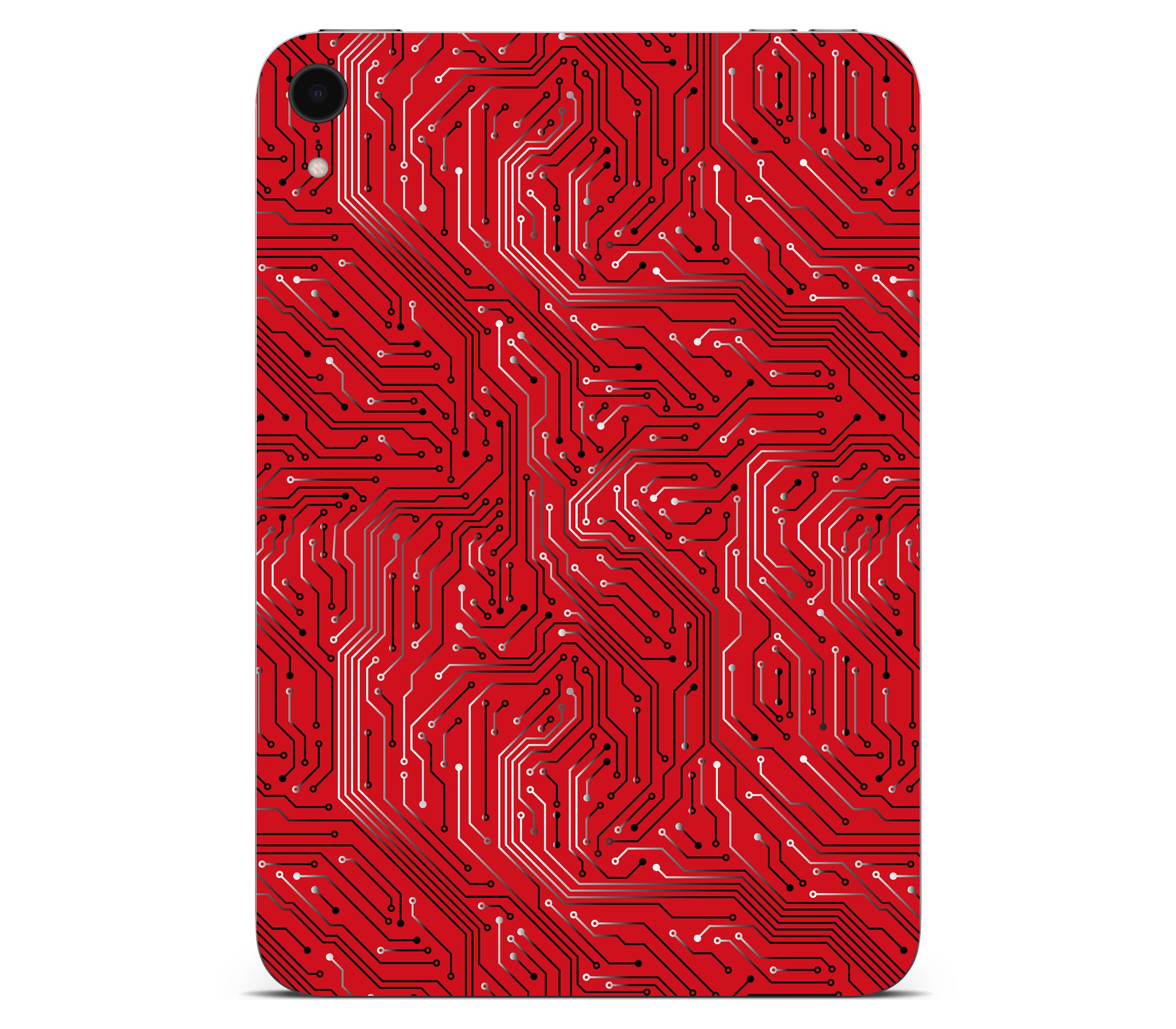 iPad Mini 7 (A17 Pro) skin, REDLINE, back skin without logo cutout