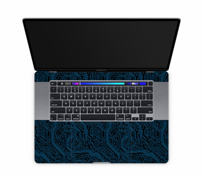 MacBook Pro 16" (2019, Touch Bar) skin, Eternal Blue, inside skin