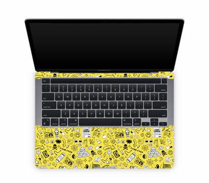 MacBook Pro 13" (2020, M1) skin, 90’s Nostalgia, inside skin