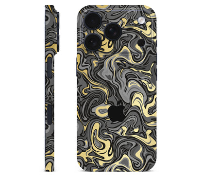 iPhone 18 Pro skin, Damnation, full wrap with logo cutout