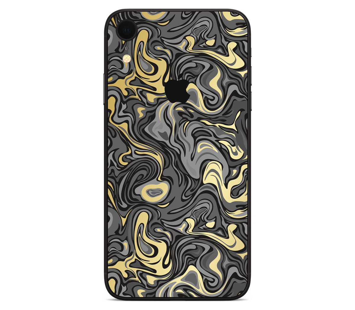 iPhone XR skin, Damnation, back skin with logo cutout
