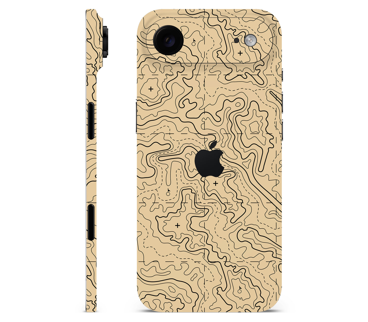 iPhone Air skin, Lockdown (Sandline), full wrap with logo cutout