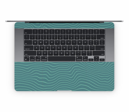 MacBook Air 15" (2026, M5) skin, Tide, inside skin