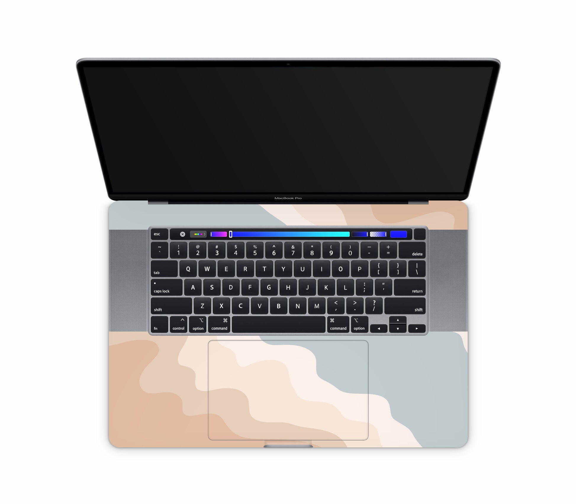 MacBook Pro 16" (2019, Touch Bar) skin, Drift (Haze), inside skin