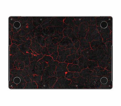 MacBook Pro 14" (2025, M5) skin, Hellcrack, bottom skin