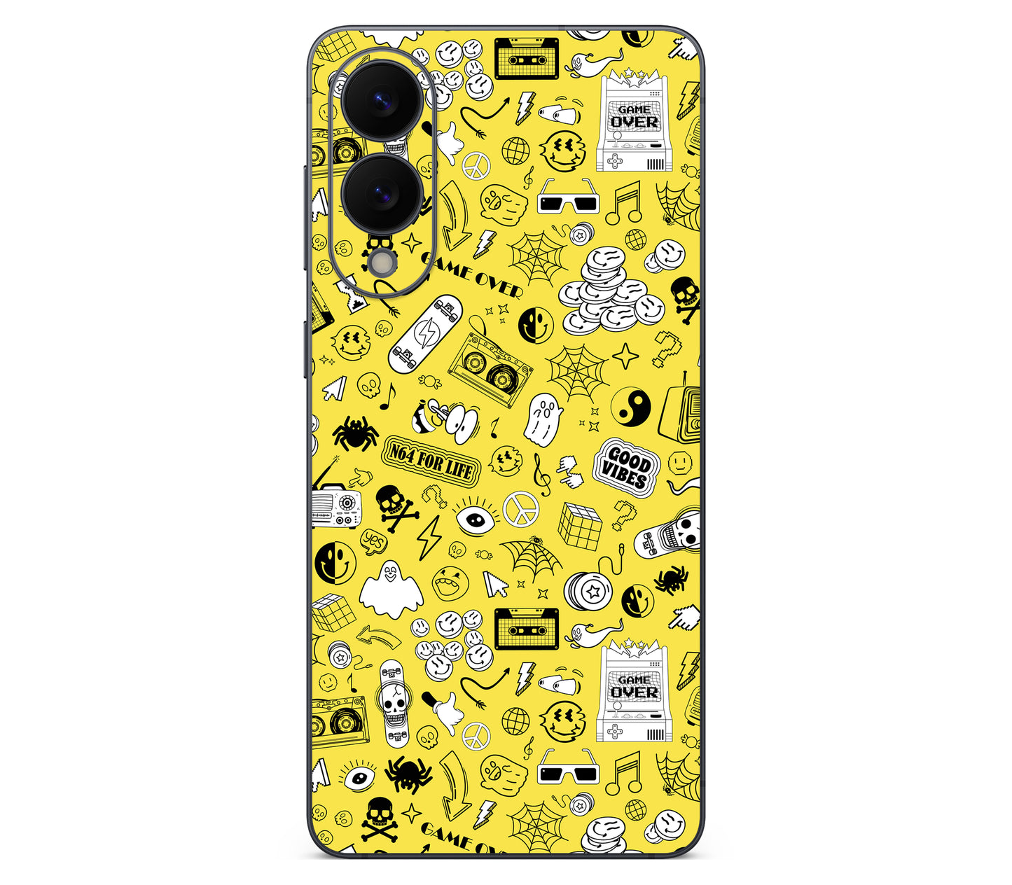 Galaxy S25 Edge skin, 90’s Nostalgia, back skin