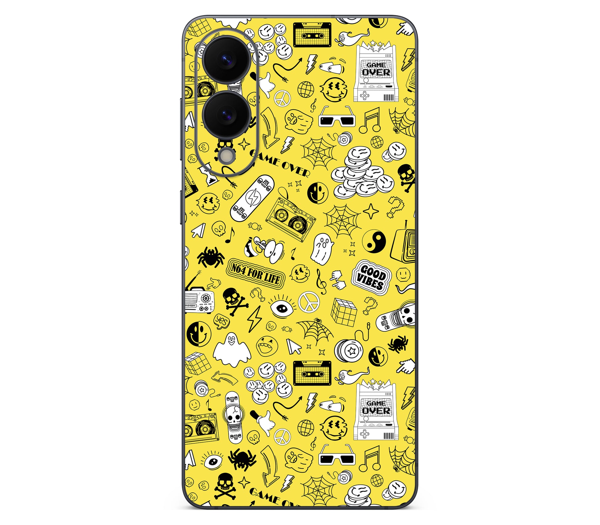 Galaxy S25 Edge skin, 90’s Nostalgia, back skin