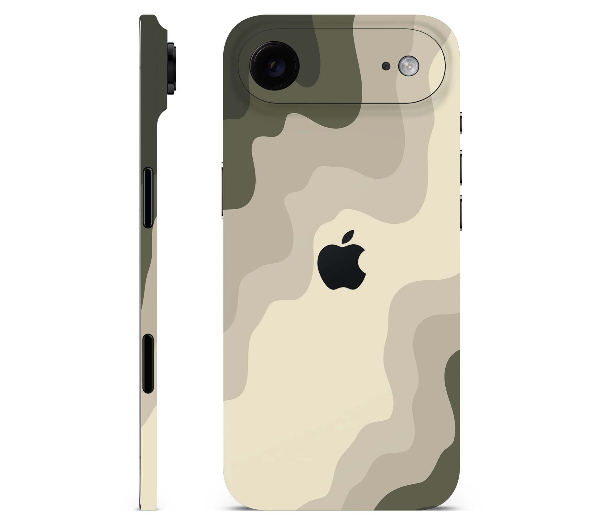 iPhone Air skin, Drift (Mirage), full wrap with logo cutout