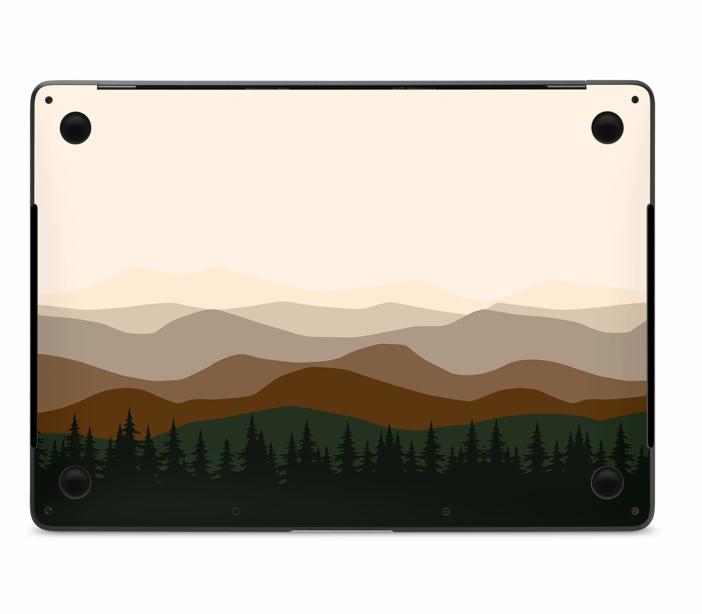 MacBook Pro 13" (2016 - 2017, Touch Bar) skin, Sierra Dusk, bottom skin