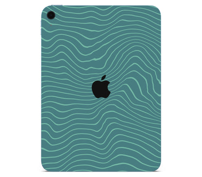 iPad 10.9" (2022, Gen 10) skin, Tide, back skin with logo cutout