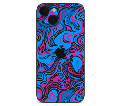 iPhone 14 skin, Brain Drain, back skin with logo cutout