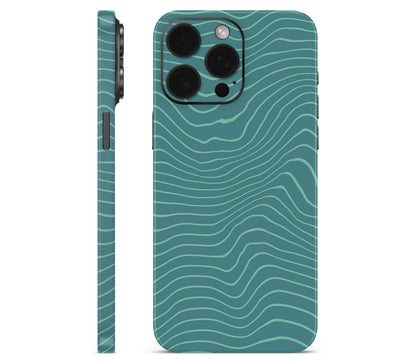 iPhone 15 Pro Max skin, Tide, full wrap without logo cutout