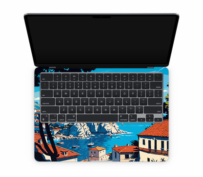 MacBook Air 13" (2022, M2) skin, Coastal Clouds, inside skin