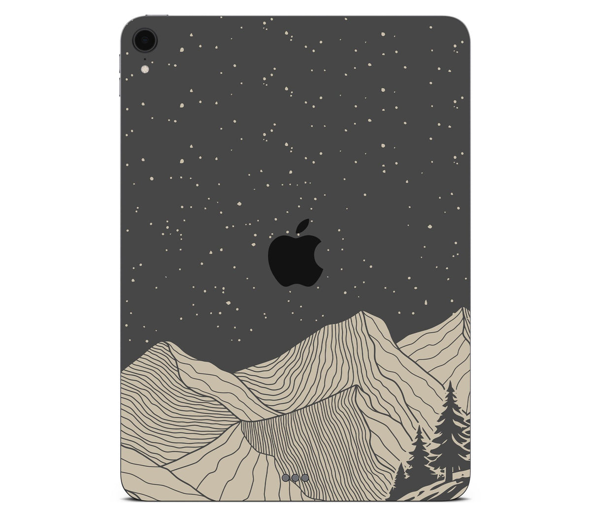 iPad Pro 11" (2018-2019, Gen 1) skin, Nightline, back skin with logo cutout