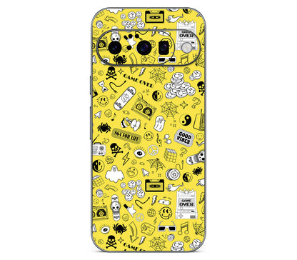 Google Pixel 11 skin, 90’s Nostalgia, back skin