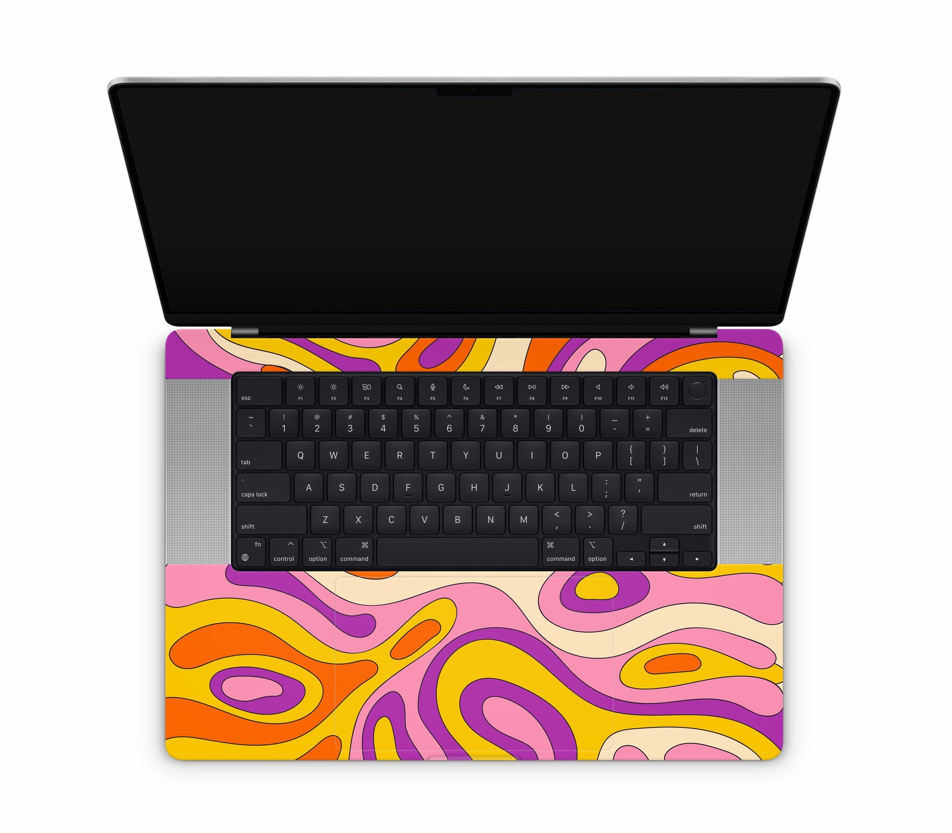MacBook Pro 16" (2024, M4) skin, Psycho Vortex, inside skin