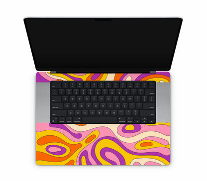 MacBook Pro 16" (2024, M4) skin, Psycho Vortex, inside skin