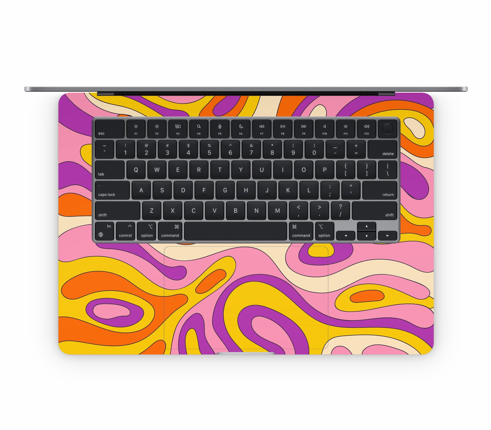MacBook Air 15" (2023, M2) skin, Psycho Vortex, inside skin