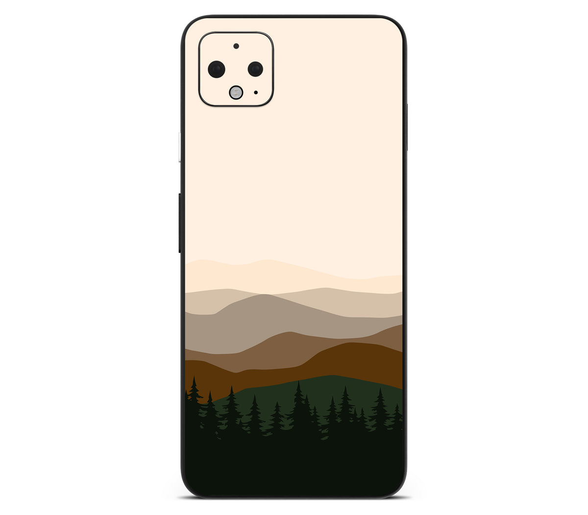 Google Pixel 4 skin, Sierra Dusk