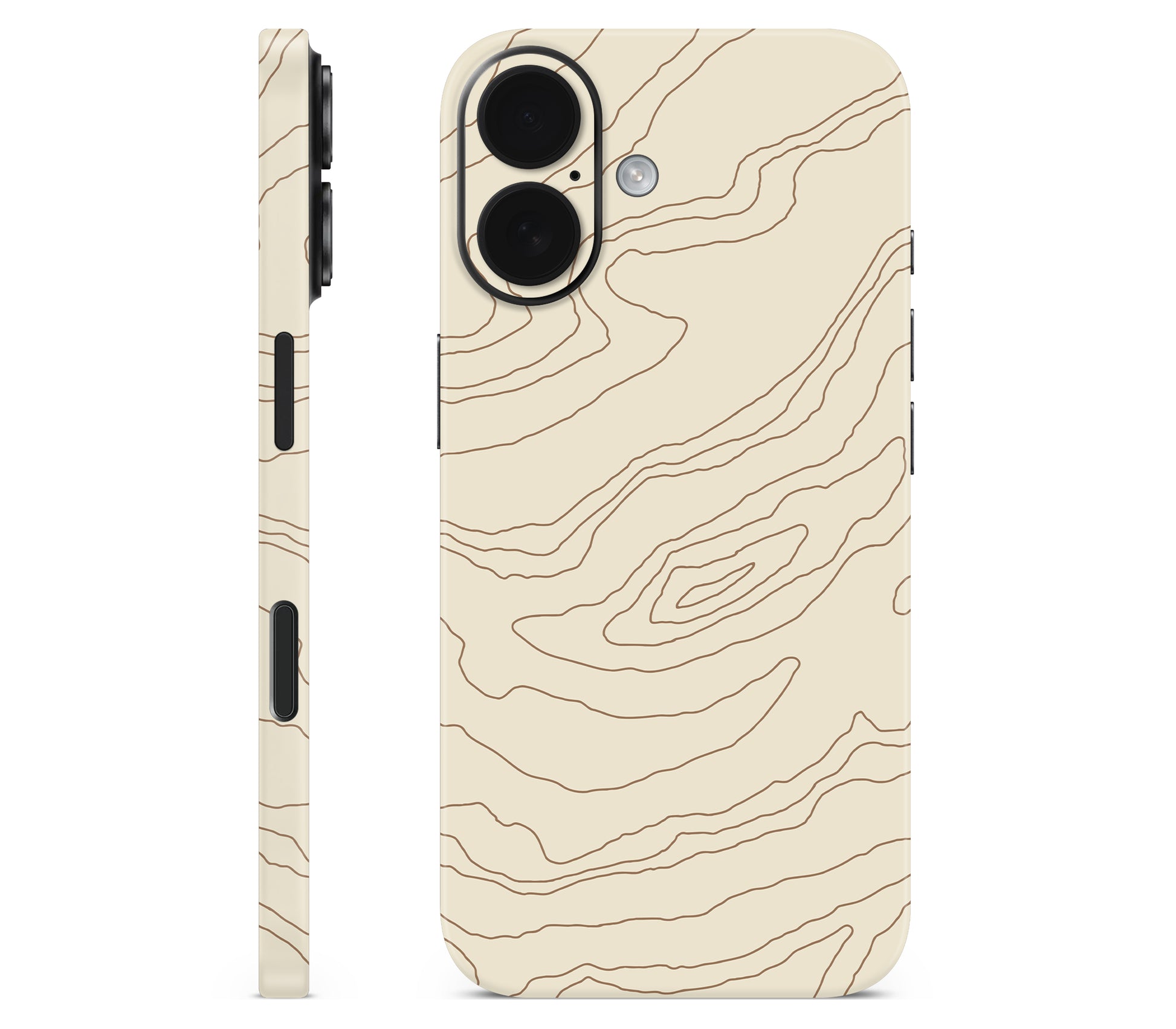 iPhone 16 skin, Dune, full wrap without logo cutout
