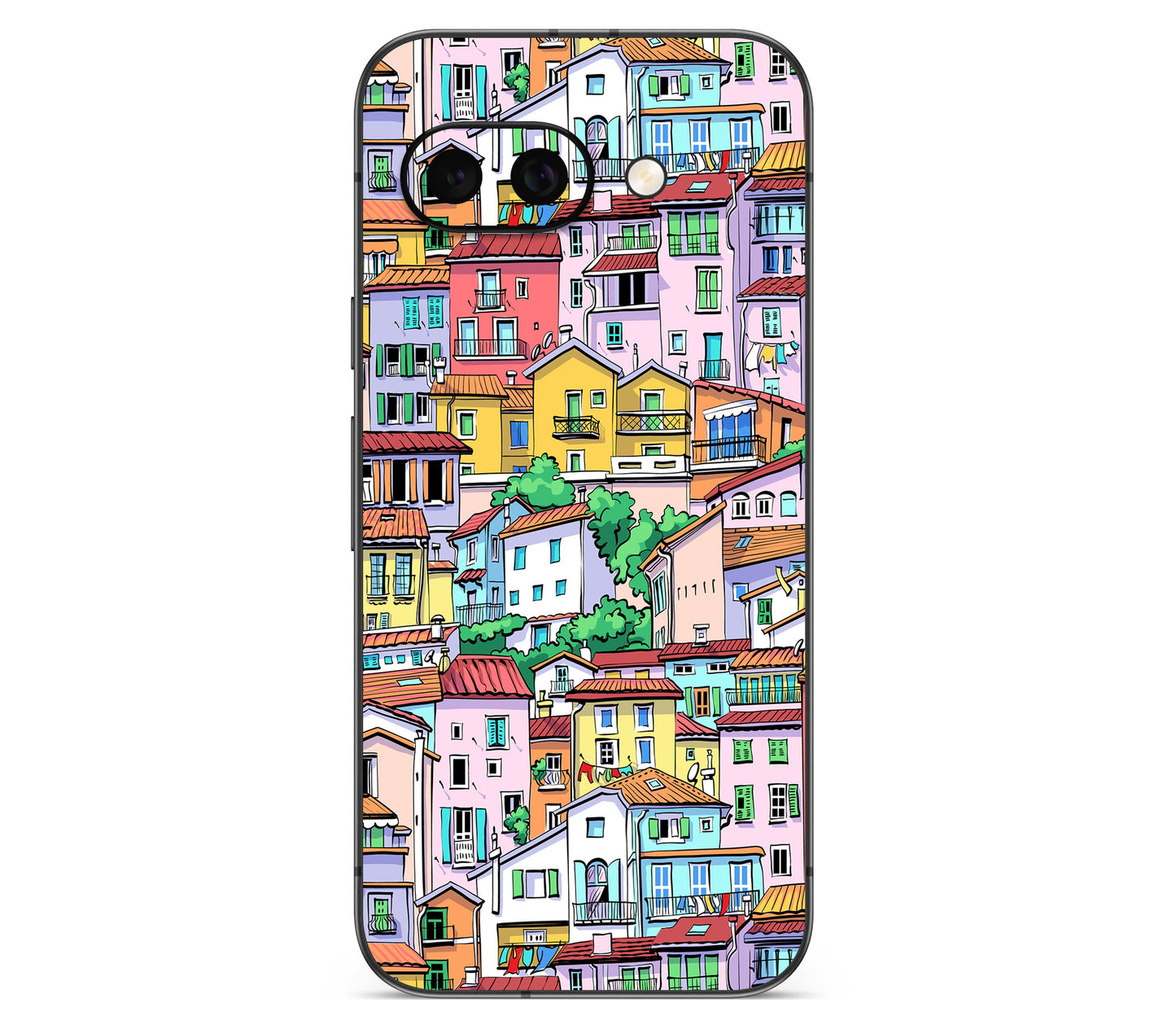 Google Pixel 10A skin, Menton Mosaic, back skin