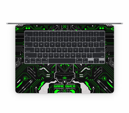 MacBook Air 15" (2025, M4) skin, Fatal Error (Acid), inside skin