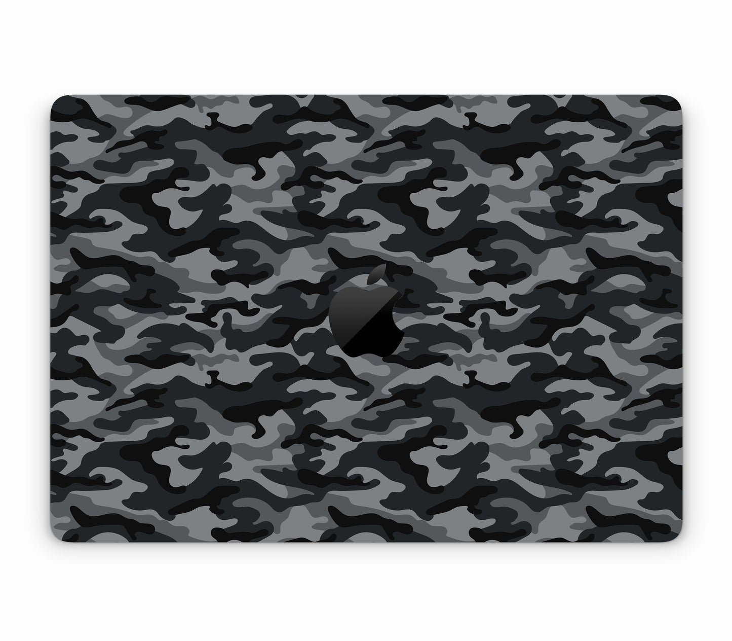 MacBook Pro 13" (2022, M2) skin, Urban Camo, top skin with logo cutout